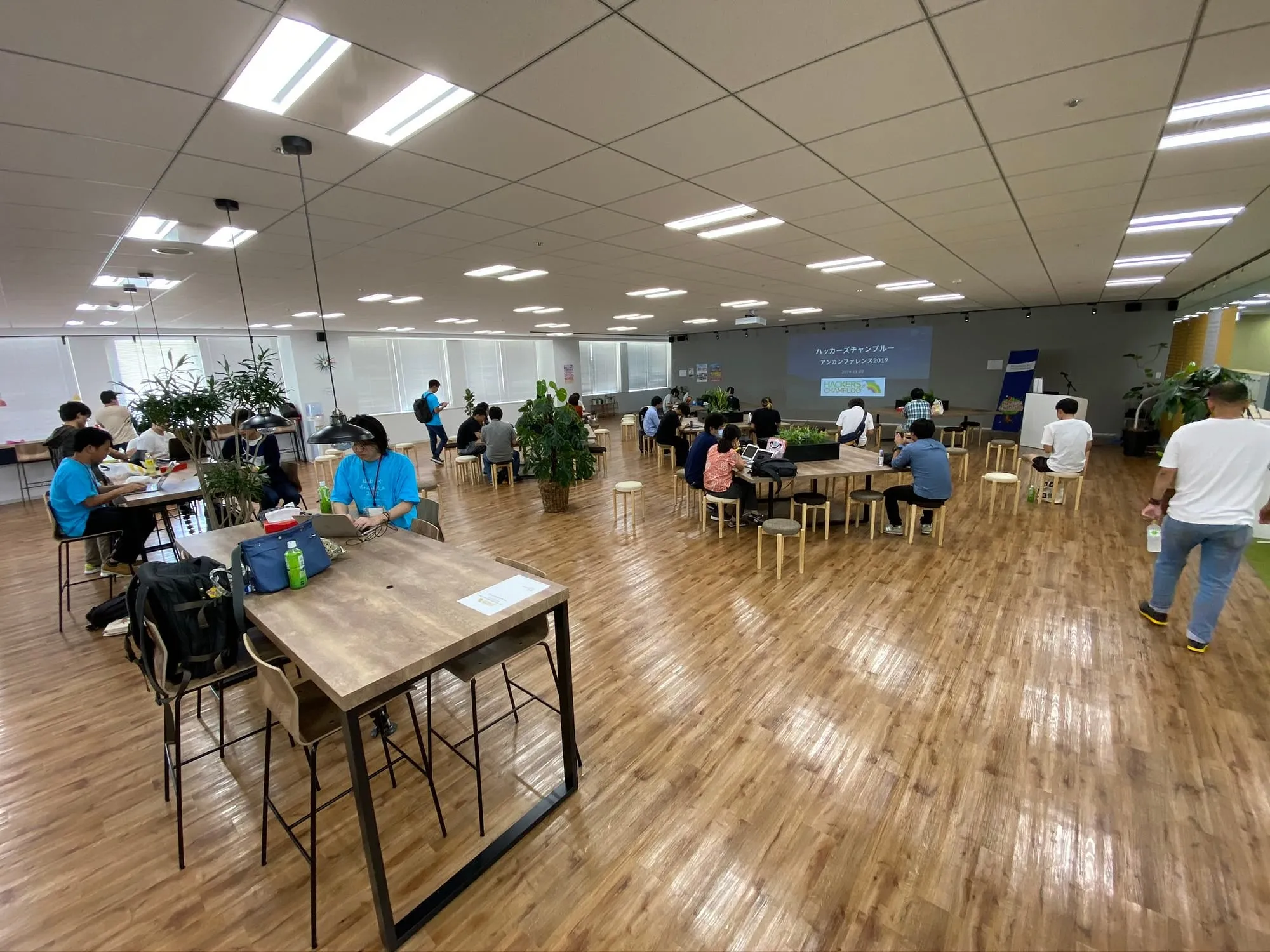 メイン会場の様子。素敵すぎる会場！
